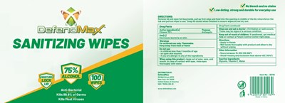 100 (Sanatizing Wipes 100)